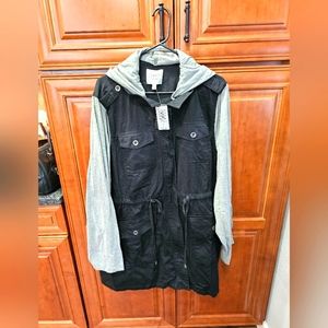 Torrid Black/Gray Andrak Coat #371